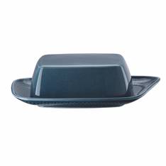 Junto Ocean Blue Covered Butter Dish