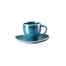 Junto Ocean Blue Espresso Cup and Saucer