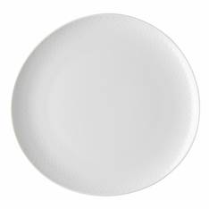 Junto White 27cm Relief Plate