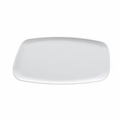 Junto White Platter 30x15cm