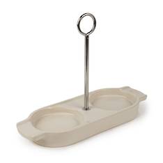 Linea Ceramic Mill Tray Ecru