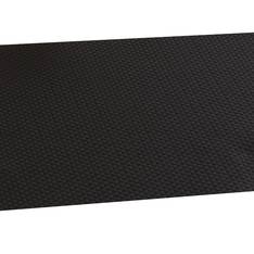 Linea Q Placemat Set 4 Black/Brown
