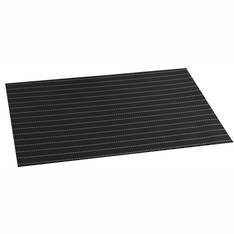 Linea Q Placemat Set 4 Black/Grey