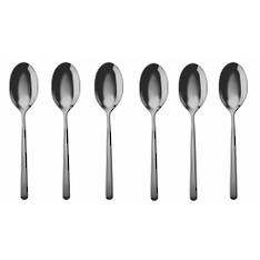Linear PVD Black Coffee Spoon Set 6