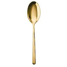 Linear PVD Gold Serving Spoon