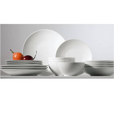 Loft White 16 Piece Set - Bowl Combination