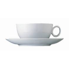 Loft White Tea/Coffee Cup & Saucer