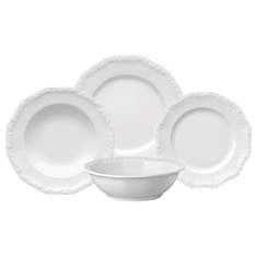 Maria White 16 Piece with bowl