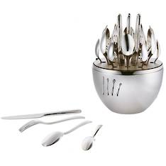 Mood Easy 24 Piece Cutlery Set in Egg