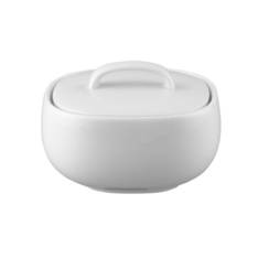 Moon White Covered Sugar Bowl