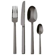 Neutra 24 Piece PVD 2Black Piece Cutlery Set