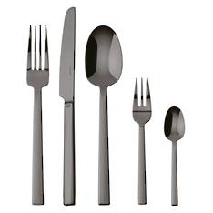 Neutra 60 Piece PVD 2Black Piece Cutlery Set
