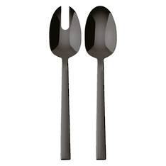 Neutra 24 Piece PVD 2Black Serving Set