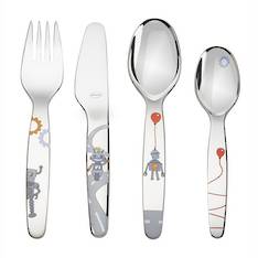Little Robot Childrens Cutlery Set