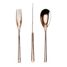 H-Art PVD Copper 58 Piece Cutlery Set