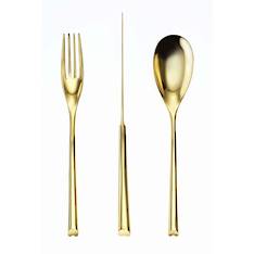 H-Art PVD Gold 24 Piece Cutlery Set