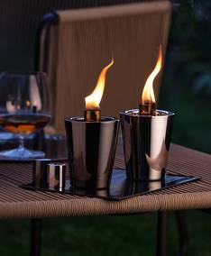 Tarcia Table Torch - Black