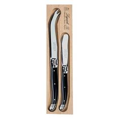 Verdier Cheese Set 2 piece Black