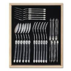 Verdier 24 Piece Cutlery Set Black