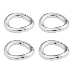 Vertigo Napkin Ring / Knife Rest Set of 4