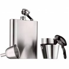 Manhattan Hip Flask Set 3 Piece