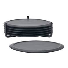 Zone Coaster Set of 6 Black