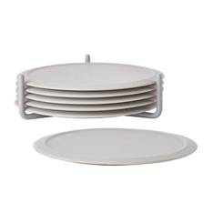 Zone Coaster Set of 6 Warm Grey