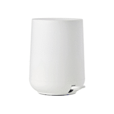 Zone Nova Pedal Bin White 5L