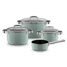Fusiontec Mineral Eucalyptus Haze 4 Piece Cookware Set image 0