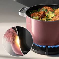 Fusiontec Mineral Rose Quartz Round Roaster image 3