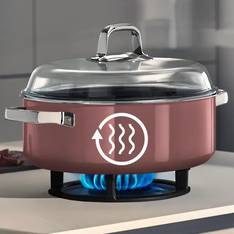 Fusiontec Mineral Rose Quartz Round Roaster image 2