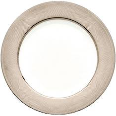 Guilloche Service Plate Platinum image 0