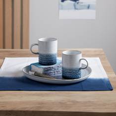 Kiln Blue Ridged Mug image 2