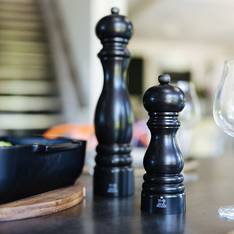 Paris Satin Black U-Select Pepper Mill 22cm image 1