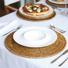 Radici Rattan Serving Mat image 1
