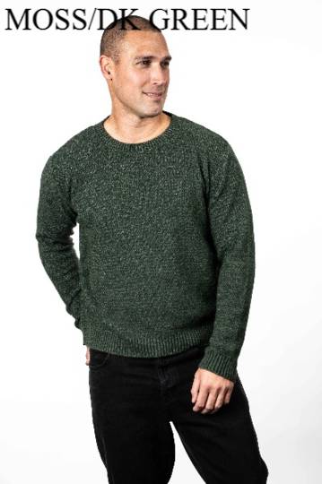Koru Merino Possum Moss Stitch Plated Jumper