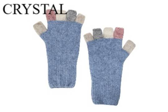 Native World Possum Merino Vingerloze Handschoenen - Zacht & Extreem Warm - Schemering Maat M