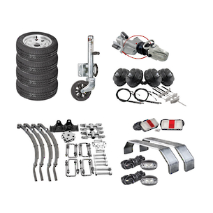 Trailer Kit 2700kg Knott Braked Tandem 225/55R12C Wheels