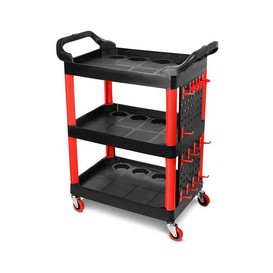 Detailing Tool Cart With 2 Buckets & Hooks