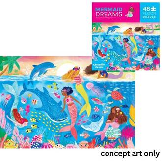 Croc Creek 48pc Puzzle - Mermaid Dreams