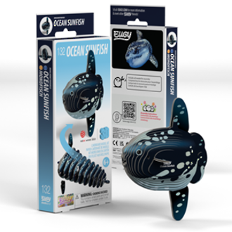 Eugy 3D Cardboard Model Kit Ocean Sunfish