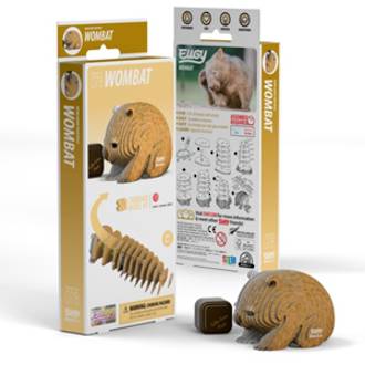 Eugy 3D Cardboard Model Kit Wombat
