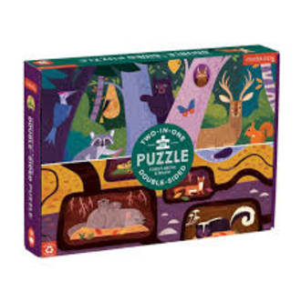 Forest Above & Below 100 Piece Double-Sided Puzzle