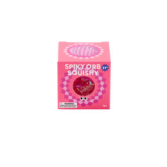 Jadore Spiky Orb Diamond Squish Ball Pink