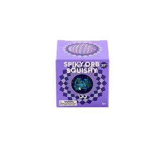 Jadore Spiky Orb Diamond Squish Ball Purple