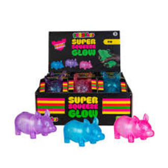 Smoosho's Super Squeeze Glow Pig