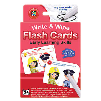 Write & Wipe Flashcards Early Learning Skills