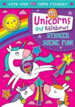 Sticker Scene Book- Unicorns and Rainbows
