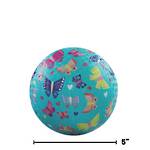 Crocodile Creek 5" Playground Ball - Butterfly Rainbow