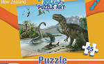 Dinosaurs of New Zealand - Wild Puzzle Art 45pc